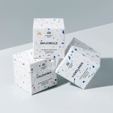 Custom Private brand foldable color cardboard box printing candle packaging boxes