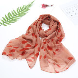 Various styles high-quality colourful designer styles printed scarf silk for women