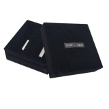 luxury black velvet gift box for wedding  invitation