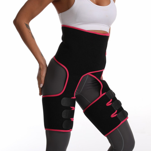 Compression neoprene Workout Sport Exercise Shape Wear Booty Belt Leg Thigh Trimmer Waist Trainer