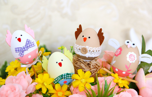 Cute Chicken Transparent  Best Sale Plastic Easter Egg