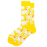 Amazon Autumn New Product Beer Tube Food Diamond Animal Men'S Fruit Cotton Socks