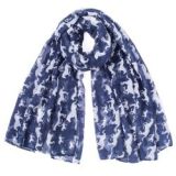 Various styles high-quality colourful designer styles printed scarf silk for women