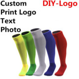 Factory Price Custom Logo DIY Personalised Men Socks Chaussette Homme Print Logo/Text/Photo Sokken Football Socks