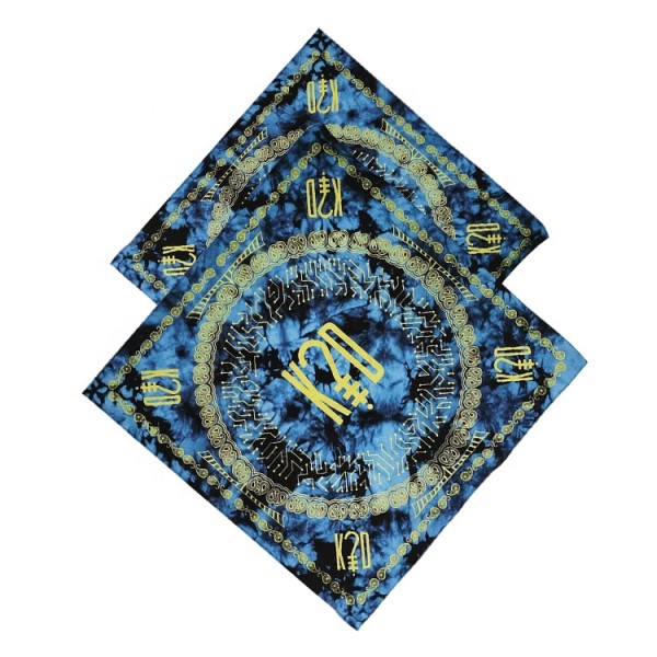 Promotional Gift 55*55cm Custom Logo Heavy Cotton Bandana