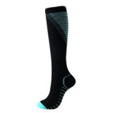 Amazon Hot Sell Mens Sports Athletic Compression Football Soccer Socks Nylon Sports Over Knee High Socks