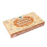 Custom Logo Printing Luxury Art Paper Rectangular Folding Pineapple Gift Caramel Biscuit Cookie Boxes With Window