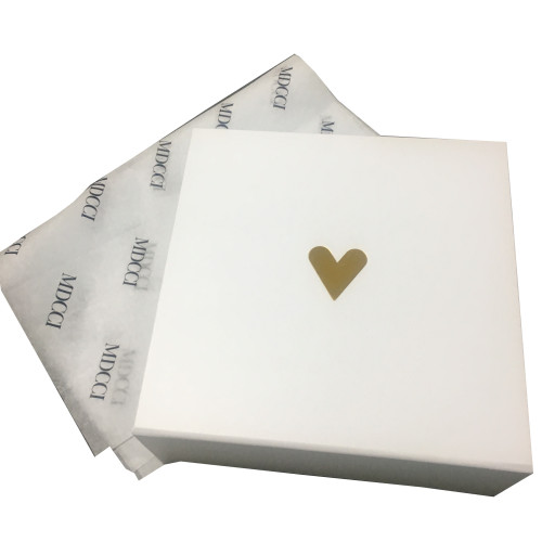custom cute cardboard box with gold foil logo for luxury cosmetic packaging .gift packing box
