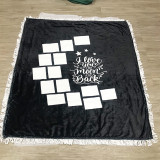 Top Sale Factory Price Nine Panel Sublimation Blanket Minky Baby Blanket Polyester Blank