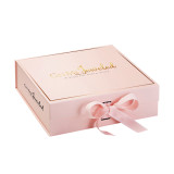 Custom Logo Printed Luxury Rigid Cardboard Packaging Magnetic Folding Paper Bridal Bridesmaid Proposal Wedding Favour Gift Boxes