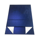 Custom Logo Flat Folding Packaging Cardboard Paper Magnetic Handbag Gift Boxes