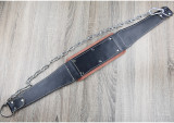 Professinal gym weight lifting training fitness weightlifting leather dipping belt