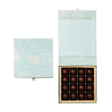 Gold Foil Custom Logo Premium Luxury Rigid Cardboard Paper Packaging Cardboard Dividers Truffles Gift Bar Magnetic Chocolate Box