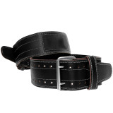 Man Cowhide Waist Leather Belts Weightlifting Weight Lifting Belt Gym Custom
