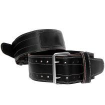 Man Cowhide Waist Leather Belts Weightlifting Weight Lifting Belt Gym Custom