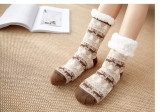 Autumn And Winter Fuzzy Thickening Women Socks Velvet Floor  Adult Home Slippers Socks Warm Sleeping Socks