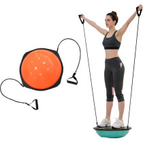 Balance GYM Half Ball with Hand Pump PVC Exercise Pilates Yoga Half Ball