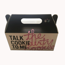 clear plastic cardboard paper food packaging for cake box