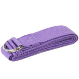 Organic Cotton Yoga Strap Belt Band Custom With Logo Design Yoga Stretch Strap