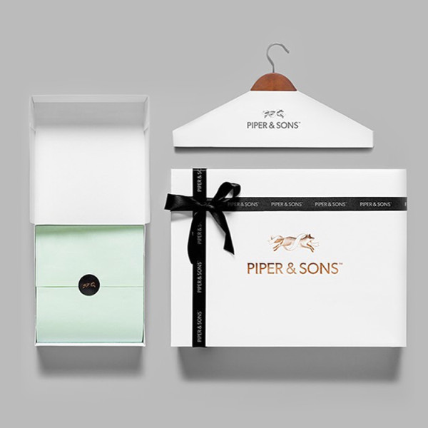 High Quality Custom Logo Luxury Lid and Base Shirt Apparel Clothes Packaging Boxes