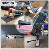 New Design Multifunction Nbr Pink Black Push Up Yoga Bench Press Gym Bar Foam Barbell Pad