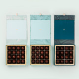 Gold Foil Custom Logo Premium Luxury Rigid Cardboard Paper Packaging Cardboard Dividers Truffles Gift Bar Magnetic Chocolate Box