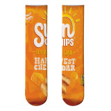 Personality Thermal Transfer European American Potato Chips 3D Printing Socks Tube Digital Printing Stocking