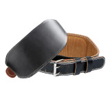 Competitive price Adjustable Custom cowhide cow leather weightlifting Gym belt weight lifting belt