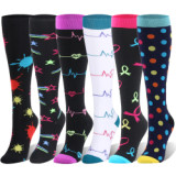 Private label Sports Men Socks Cotton Print Women Knit Socks Embroidered Thick Bamboo Work Custom Embroidered Cotton Socks