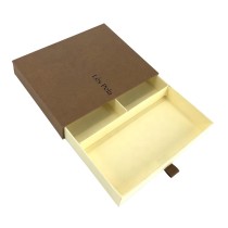 Custom Logo Printing Luxury High Quality Recycle Sliding Style Cardboard Kraft Paper Packaging Drawer Box