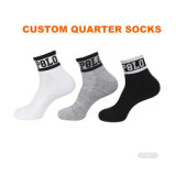 Private label Sports Men Socks Cotton Print Women Knit Socks Embroidered Thick Bamboo Work Custom Embroidered Cotton Socks