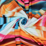 110cm Big Floral Shawl Chinese Style Ladies Neckerchief Silk Satin Square Scarf