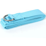 Organic Cotton Yoga Strap Belt Band Custom With Logo Design Yoga Stretch Strap