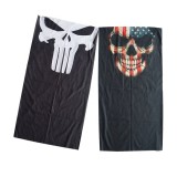 USA SKULL UPF 50+ UV Sun Protection Neck Gaiter Fishing Mask For Hunting Kayaking Hiking Cycling Sports