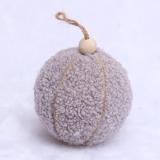 grey foam Christmas ball