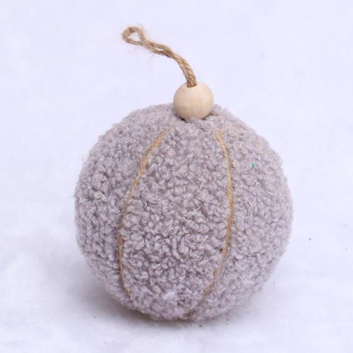 grey foam Christmas ball