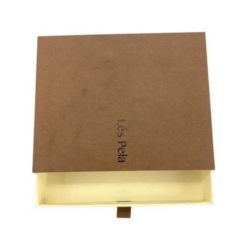 Custom Logo Printing Luxury High Quality Recycle Sliding Style Cardboard Kraft Paper Packaging Drawer Box