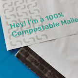 Custom Logo Biodegradable Compostable Postage Satchels Plastic Envelopes Shipping Courier Poly Mailer Mailing Bags For Clothing