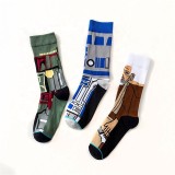 Custom 2018 Fashion High Quality Men Socks Designs Funny Happy Socks Men