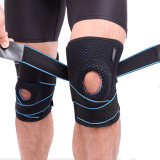 Breathable Knee Pain Brace Spring Adjustable Patella Gel Pads For Knee Support Brace