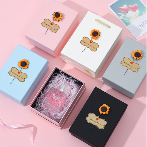 High quality  lipgloss cosmetics silver card paper packaging box
