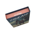Colorful full printing custom design small size mini magnet book shape box