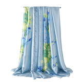 New Silk Scarves Women Foulard 180*90cm Long Head Scarf Ladies Shawl Wrap Muffler Bandanna Female Printed Hijab Scarves