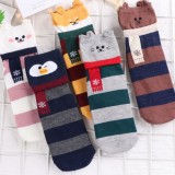 Customer Super Quality Fashion Cute Comfortable  Cotton Happy Women Tube Socks