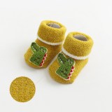 Autumn And Winter Thickened Warm Fuzzy Children's Socks Coral Fleece Baby Tube Socks Non-Slip Baby Floor Socks