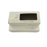 Personalized cake box packaging cardboard with window