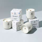 Custom Private brand foldable color cardboard box printing candle packaging boxes