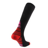 Wholesale Unisex Heel Gradient Popular Logo Sports Spats Compression Socks