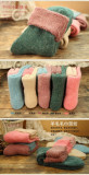 Customized Wholesale Winter Customized Wholesale Winter Towel Turning Over Soft Cashmere Fuzzy  Socks