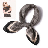 100% Silk Scarf Women Casual Decoration 70*70cm Small Square Silk Scarf Professional Silk Scarves Ladies